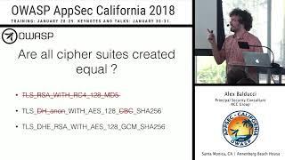 APPSEC Cali 2018 - What's New in TLS 1.3