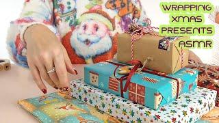 ASMR  Christmas Present Wrapping • No Talking