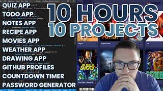 10 JavaScript Projects in 10 Hours - Coding Challenge 