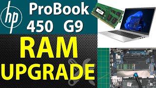 How to Upgrade RAM for HP ProBook 450 G9 Laptop