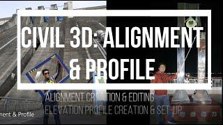 AutoCAD Civil 3D Tutorial for Beginners: Alignment & Profile