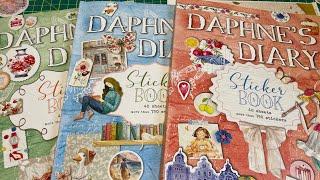 AWESOME STICKER BOOKS | DAPHNE'S DIARY | FLIP THROUGH #stickers #papercrafts