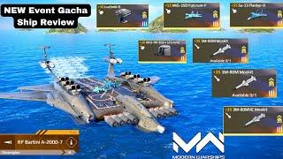 Modern Warships RF BARTINI A-2000-7 New Event Gacha Ekranoplan Review 