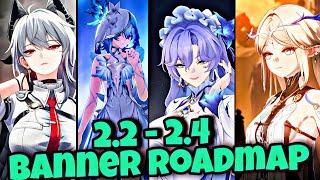 wuthering waves 2.2 to 2.4 banner roadmap | shorekeeper rerun | Cantarella