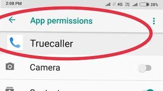 Fix Truecaller Problem || Truecaller All Permission Services Enable In Xiaomi Redmi Note 5 Pro