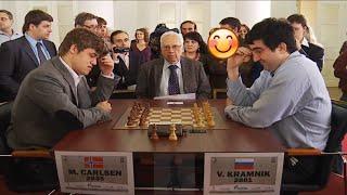 MAGNUS VS VLADIMIR KRAMNIK || World Blitz Chess