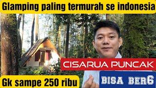 GLAMPING TERMURAH SE PUNCAK ‼️ CAMPING GROUND curug batu GEDE CISUREN cisarua bogor FULL  REVIEW