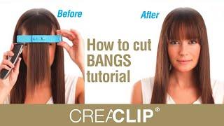 How to Cut BANGS Tutorial - Straight, Textured and Side Swept Bangs