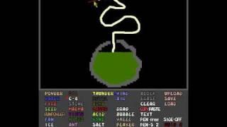 How to make a bomb with a fuse in the Powder Game