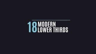 18 Lower Thirds After Effects Template