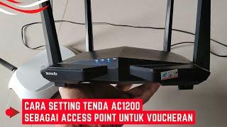 Cara Setting Tenda Ac1200 Sebagai Access Point Vocheran Atau Untuk Modem Orbit Telkomsel