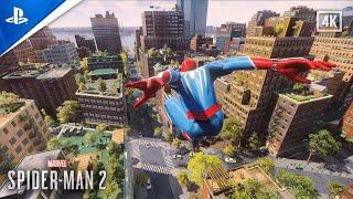 Marvel's Spider-Man 2 PS5 Gameplay Accurate Day Time Graphics and Peter's Advanced Suit Ported