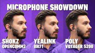 Headset Mic Showdown: Yealink BH71 Vs Opencomm2 vs Voyager 5200