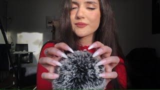 ASMR| Fluffy Mic Scratching With Long Nails ️ Simulated Scalp Massage Pt. 2