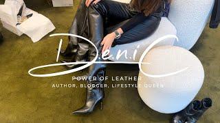 Leather boots shopping & styling