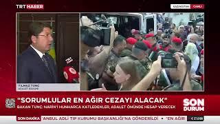 Adalet Bakanımız Sayın Yılmaz Tunç, Kazakistan'da basın mensuplarının sorularını yanıtlıyor.