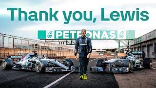 PETRONAS Reunites Lewis Hamilton With His Iconic Mercedes F1 Cars