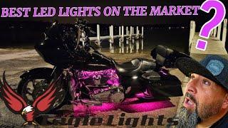 installing under glow led lights on harley davidson / eagle lights.