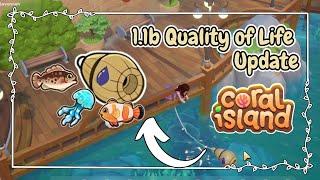 Passive Fishing And Lots of Quality of Life Updates | Coral Island 1.1b Update