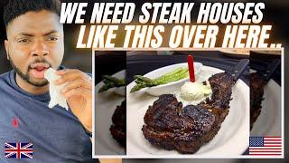 THE BEST STEAK HOUSE IN EVERY AMERICAN STATE! - Brit Reacts