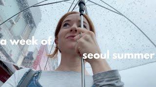 nothing but rain  difficult days, staying home in seoul, a week of my life in korea vlog