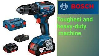 Bosch GSR 18V - 50 professional cordless drill machine, review and unboxing.