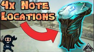 All 4x Extinction Notes Ark Survival Evolved