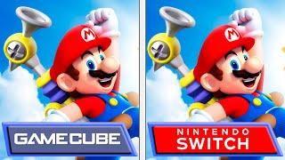 Super Mario Sunshine | Gamecube VS Switch | Graphics & FPS Comparison