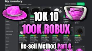 10k to 100k ROBUX by Reselling Limited Collectables (Episode 6 - Back to Purchasing!)