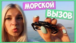 Вызов принят "КРАБ СХВАТИЛ ЗА НОС"-  Тилька на море (челлендж #3)