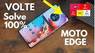 how to activate volte in Moto Edge 40 Phone ! how to fix 4g volte not showing, 2023