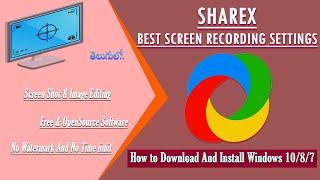 ShareX Free Screen Recording How to Download and install for YouTube Videos