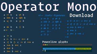 Install Operator Mono Font, Best coding font for free  Best of 2022 
