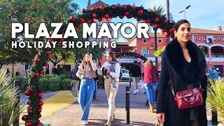 Plaza Mayor Malaga & Designer Outlet Holiday Shopping December 2024 Costa del Sol | Spain [4K]