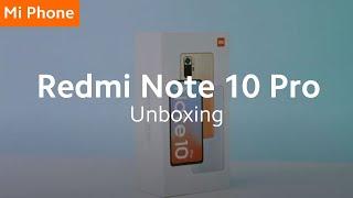 #RedmiNote10Pro: Unboxing