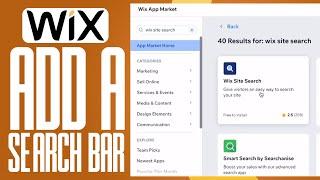 How To Add A Search Bar Wix And Customize It | Wix Search Bar Tutorial 2025