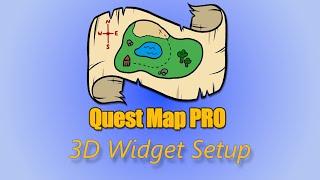 Quest Map Pro - 3D Widget World Map Setup