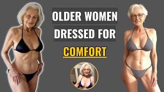 Natural Old Women Over 60 Dressed for the Right Occasion