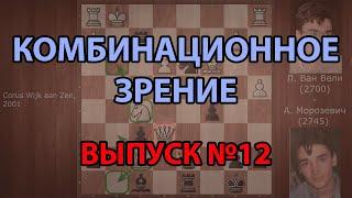 Шахматная тактика. Тренировка визуализации № 12. Развиваем комбинационное зрение