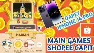 NGABISIN SEMUA HADIAH DI MESIN SHOPEE CAPIT | ADA IPHONE 14 PRO