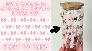 How to Make Cup Wraps for Small Business | How to Make 16 oz. Cups Beginners, How to Make Vinyl Cups