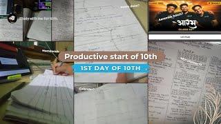 1st Day as A 10th grader | My roadmap and strategies | How I started studying?| Study with Tanmay