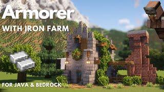 ARMORER'S HOUSE & AUTOMATIC IRON FARM | Minecraft Tutorial | Java & Bedrock [1.21+]