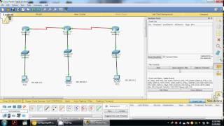 Distance vector routing [RIP] using 3 routers - Cisco packet tracer