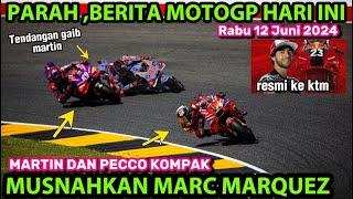 NGERIPECCO MULAI KETAR KETIR, MARTIN KECEWA, MARQUEZ DAPAT ANCAMANMOTOGP BELANDA 2024