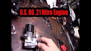 O.S. RG .21 Nitro Engine Install in BMT 984 Onroad, super tight pinch