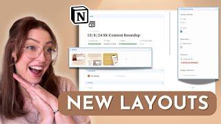 Transforming My Notion with the NEW Layouts Feature!  (Step-by-Step Tutorial)