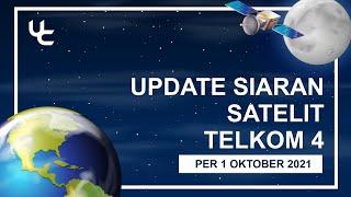 Update Siaran FTA Satelit Telkom 4 - 1 Oktober 2021