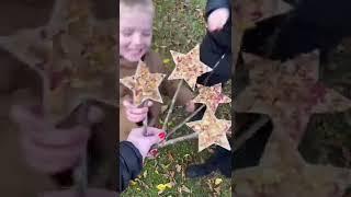 Nature Wands. Autumn Craft Ideas for Kids. #eyfs #learningthroughplay #preschool #ideasforkids #diy