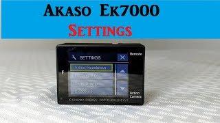 How to Use Every Setting on the Akaso Ek7000 Action Camera
